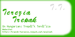 terezia trepak business card